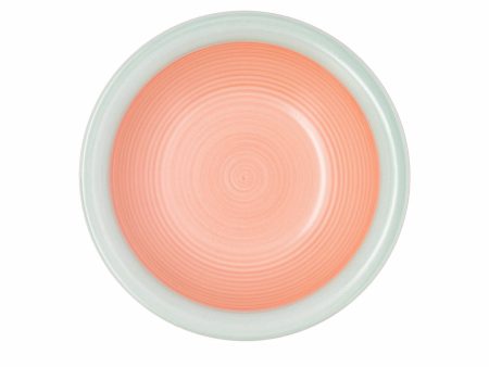 Deep Plate Quid Kaleido Green Coral Ceramic Ø 21,5 cm (12 Units) Online Sale