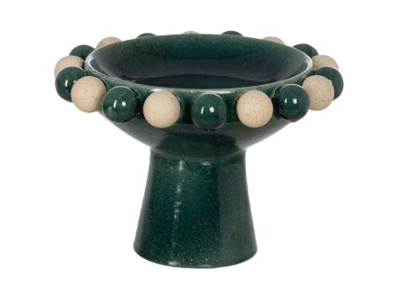 Centerpiece White Green Ceramic Online now