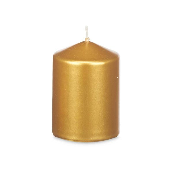 Candle Acorde 92534 Golden 7 x 10 x 7 cm (24 Units) Online Hot Sale