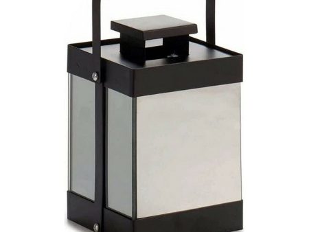 LED Lantern Black Mirror 12,5 x 18,5 x 12,5 cm Supply