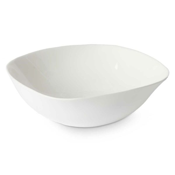 Bowl White 17,5 x 6 x 17,5 cm (36 Units) Squared Online Hot Sale