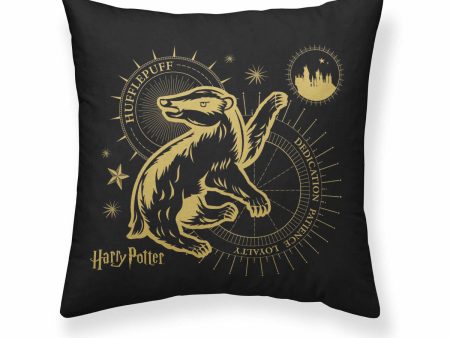 Cushion cover Harry Potter Hufflepuff Black Multicolour 50 x 50 cm Discount