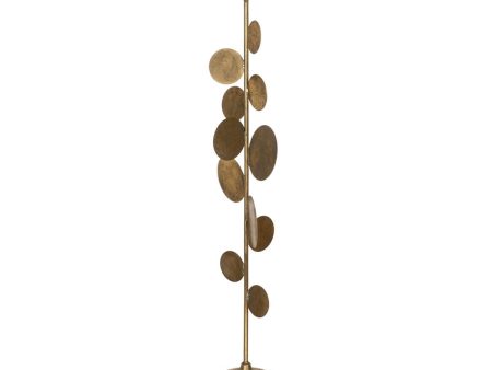 Candleholder Golden Iron 20,5 x 20,5 x 88,5 cm Online