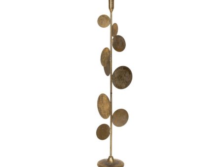 Candleholder Golden Iron 18,5 x 18,5 x 71,5 cm on Sale