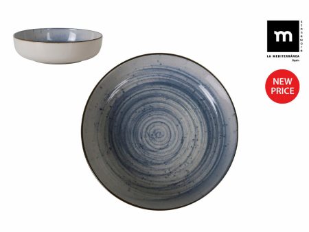 Deep Plate La Mediterránea Swirl Ø 18 cm (12 Units) For Discount