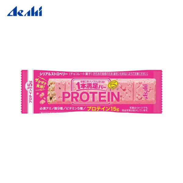 Asahi Ippon Manzoku Protein Bar (Cereal Strawberry Flavor) Supply