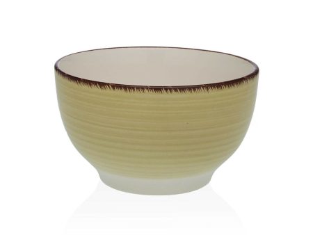 Bowl Versa Beige Stoneware 14 x 8,3 x 14 cm Supply