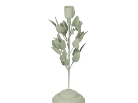 Candleholder Light Green Iron 8 x 8 x 26 cm For Cheap