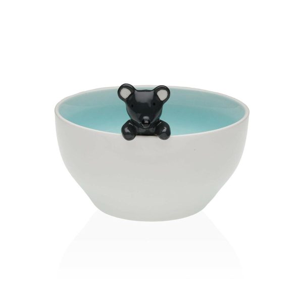 Bowl Versa Porcelain 15,8 x 9,5 x 14 cm Mouse Fashion