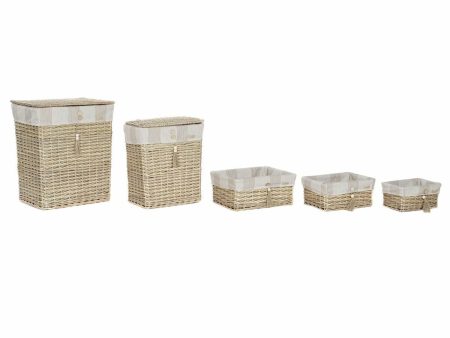 Laundry basket Home ESPRIT Multicolour 5 Pieces For Discount