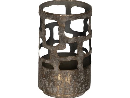 Candleholder Iron 15 x 15 x 25 cm Hot on Sale