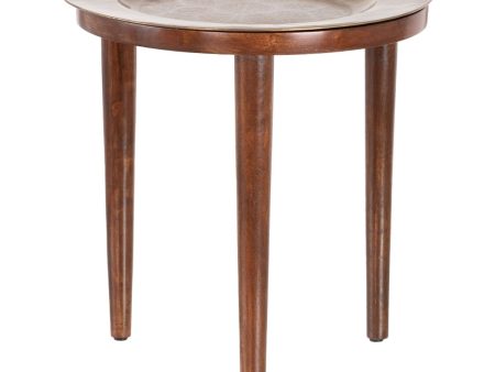 Side table Golden Natural 50 x 50 x 52,5 cm For Sale