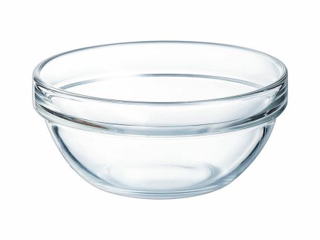 Bowl Luminarc Apilable Transparent Glass (24 Units) Hot on Sale