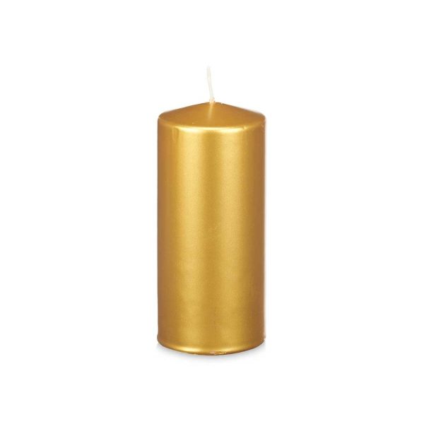 Candle Acorde 92546 Golden 9 x 20 x 9 cm (8 Units) Online