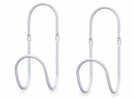 Hangers White Metal Set 2 Pieces (6 Units) Sale