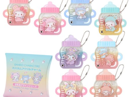 Sanrio Hello Kitty Blind-box Secret Acrylic Charm (Baby Bottle) Fashion