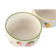 Bowl Home ESPRIT Yellow Red Green Porcelain Modern 600 ml 15,3 X 15,3 X 9 cm (2 Units) on Sale