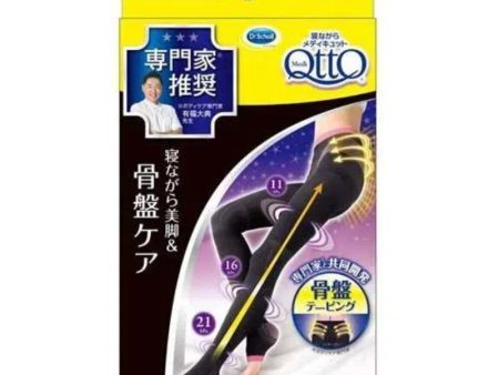 MediQTTO Large Black Compression Stockings (Pelvic Care) on Sale