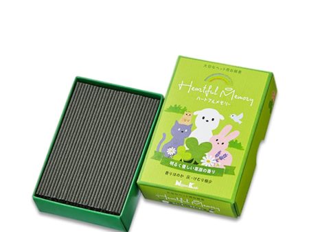 Nippo Kodo Heartful Memory Incense for Pets   Gentle Grassland Scent Online Sale