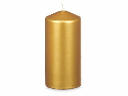 Candle Acorde 92538 Golden 7 x 15,5 x 7 cm (12 Units) Cheap