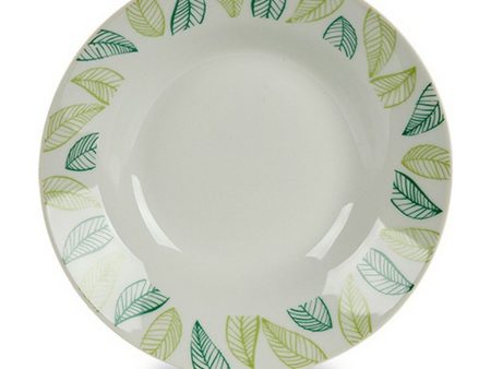 Deep Plate Porcelain (20,5 x 4 x 20,5 cm) (Ø 20,6 cm) Fashion