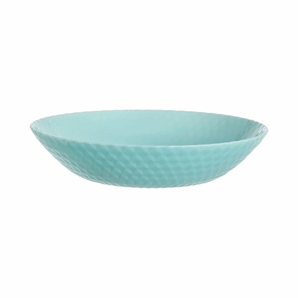 Deep Plate Luminarc Pampille Turquoise Glass (20 cm) Online