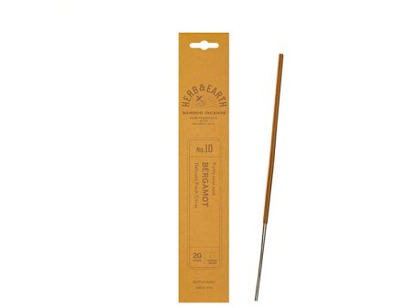 Nippon Kodo Herb & Earth Bamboo Incense NO.10 Bergamot 20 pcs For Cheap