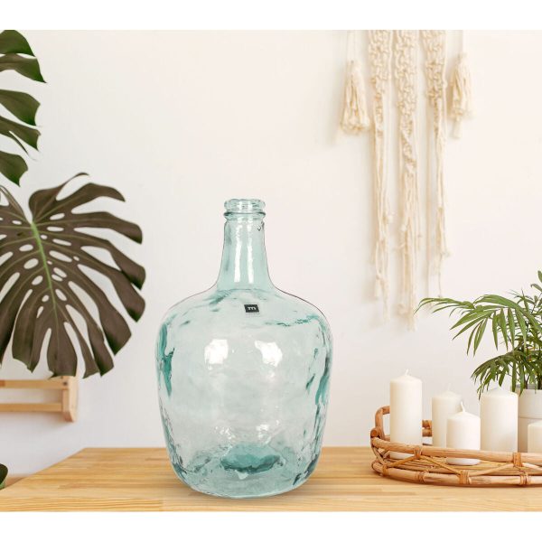 Decorative container La Mediterránea Apple Glass Ø 23 x 36,8 cm (2 Units) Online now