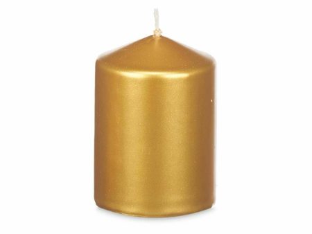 Candle Acorde 92534 Golden 7 x 10 x 7 cm (24 Units) Online Hot Sale