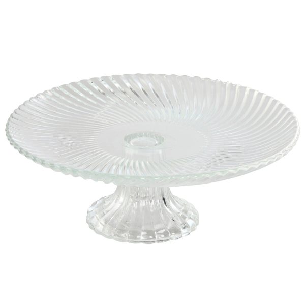 Flat Plate Home ESPRIT Transparent Crystal 20,5 x 20,5 x 7,5 cm on Sale