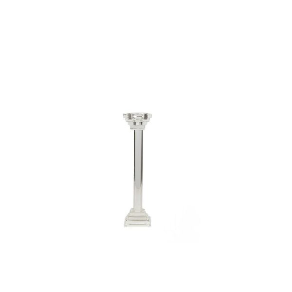 Candleholder Romimex Transparent Glass 6 x 17 x 6 cm Online