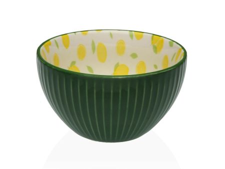 Bowl Versa 12,5 x 7,2 x 12,5 cm Lemon Hot on Sale