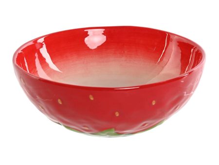 Bowl Home ESPRIT Red Stoneware Modern 19,3 x 19,3 x 7 cm Fashion