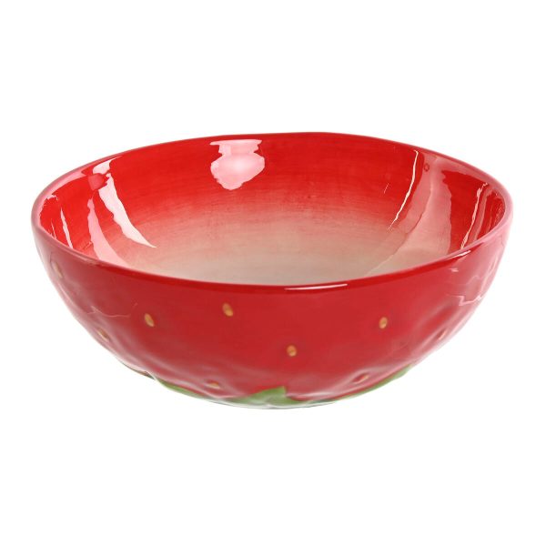 Bowl Home ESPRIT Red Stoneware Modern 19,3 x 19,3 x 7 cm Fashion