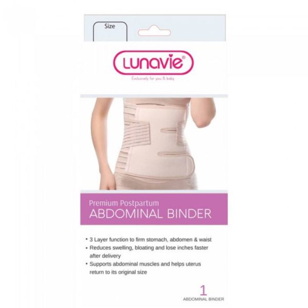 Lunavie Premium Postpartum Abdominal Binder - 3 Sizes Sale