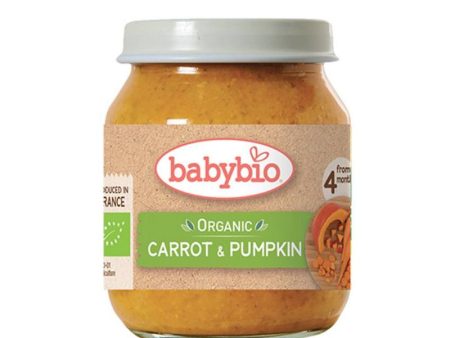 Babybio Organic Carrot & Pumpkin, 130 g Online