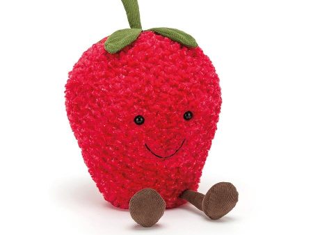 JellyCat Amuseable Strawberry Soft Toy - Large H27cm Cheap