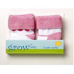 Grow Baby Girl 2 Piece Terry Socks Online Sale